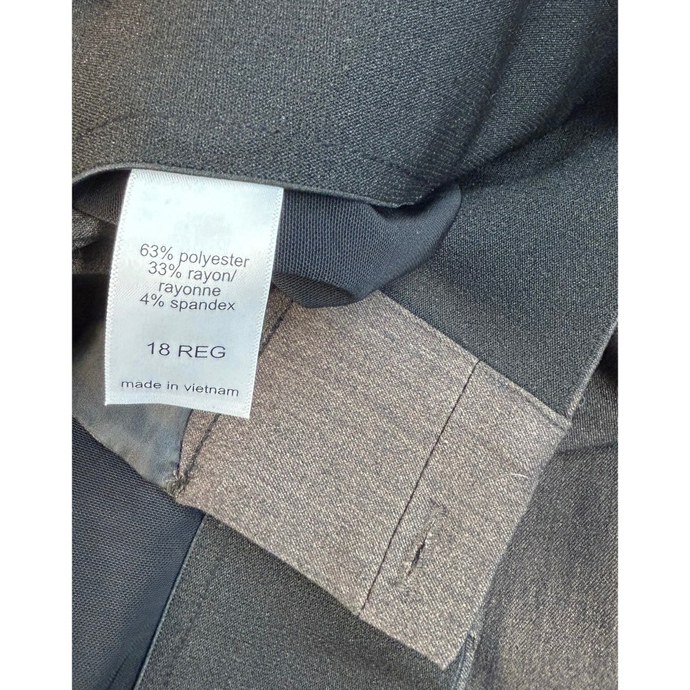 Maurices Womens Size 18 Regular Brown Boot Cut Mid Rise‎ Dress Pants Workwear - Picture 7 of 8